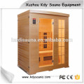 three person hemlock infrared ceramic heater sauna room indoor sauna room KD-5003SC